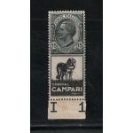 1924 Italia Regno, Pubblicitario # 3, 15 cent Cordial Campari - MNH**