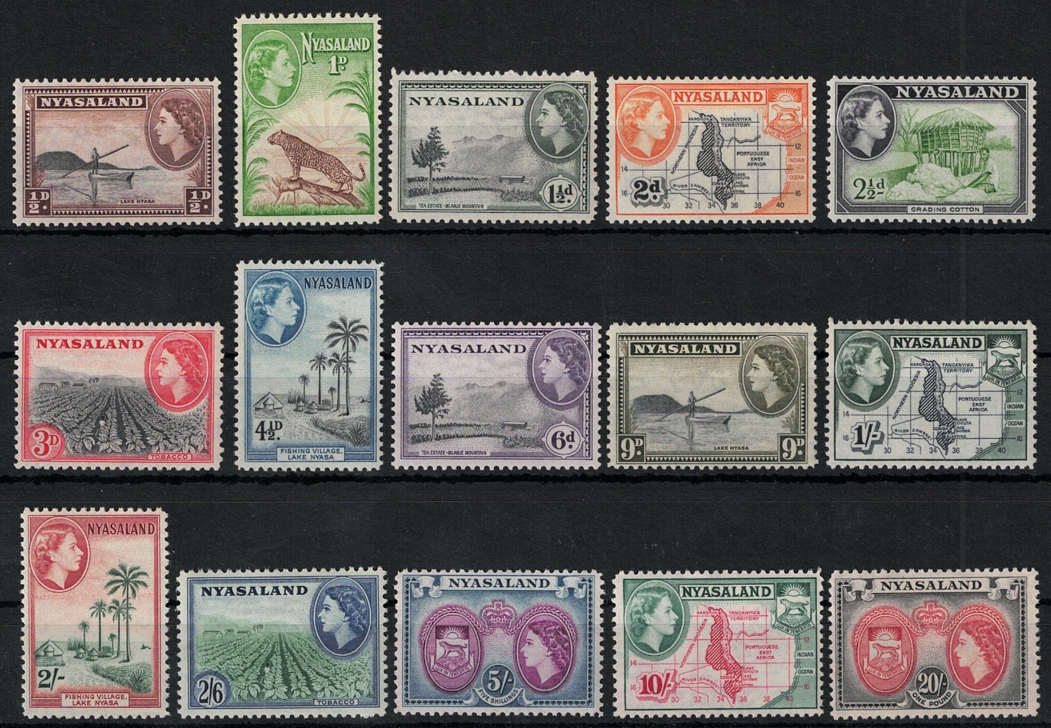 1966 ZANZIBAR, Repubblica, Stanley Gibbons # 460-73, MNH**