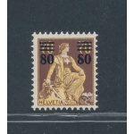 1915 SVIZZERA, Francobolli sovrastampati n. 145/48, MNH**