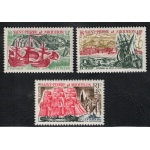 1969 Saint Pierre et Miquelon, Yvert # 395/97, Battelli, MNH**