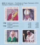 2018 Vaticano, Sesto Anno del Pontificato di Papa Francesco # 1768/71, MNH**