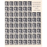 1949 REPUBBLICA - Cimarosa # 615, Il foglio con Blocco Angolare MNH**