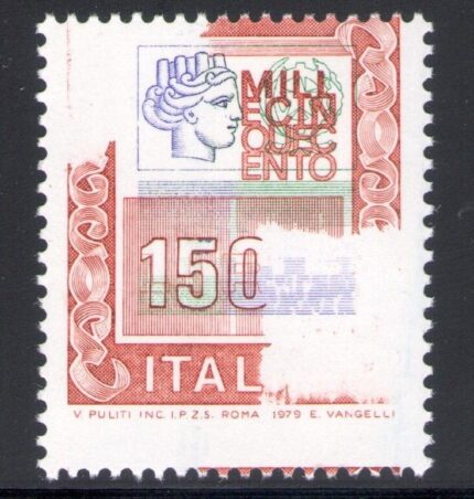 1946-51 Italia, Pacchi Postali 300 Lire lilla bruno, filigrana Ruota, MNH**