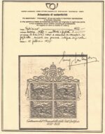 1952 Vaticano, Foglietto Centenario Primi Francobolli, BF 1, MNH** - immagine 2