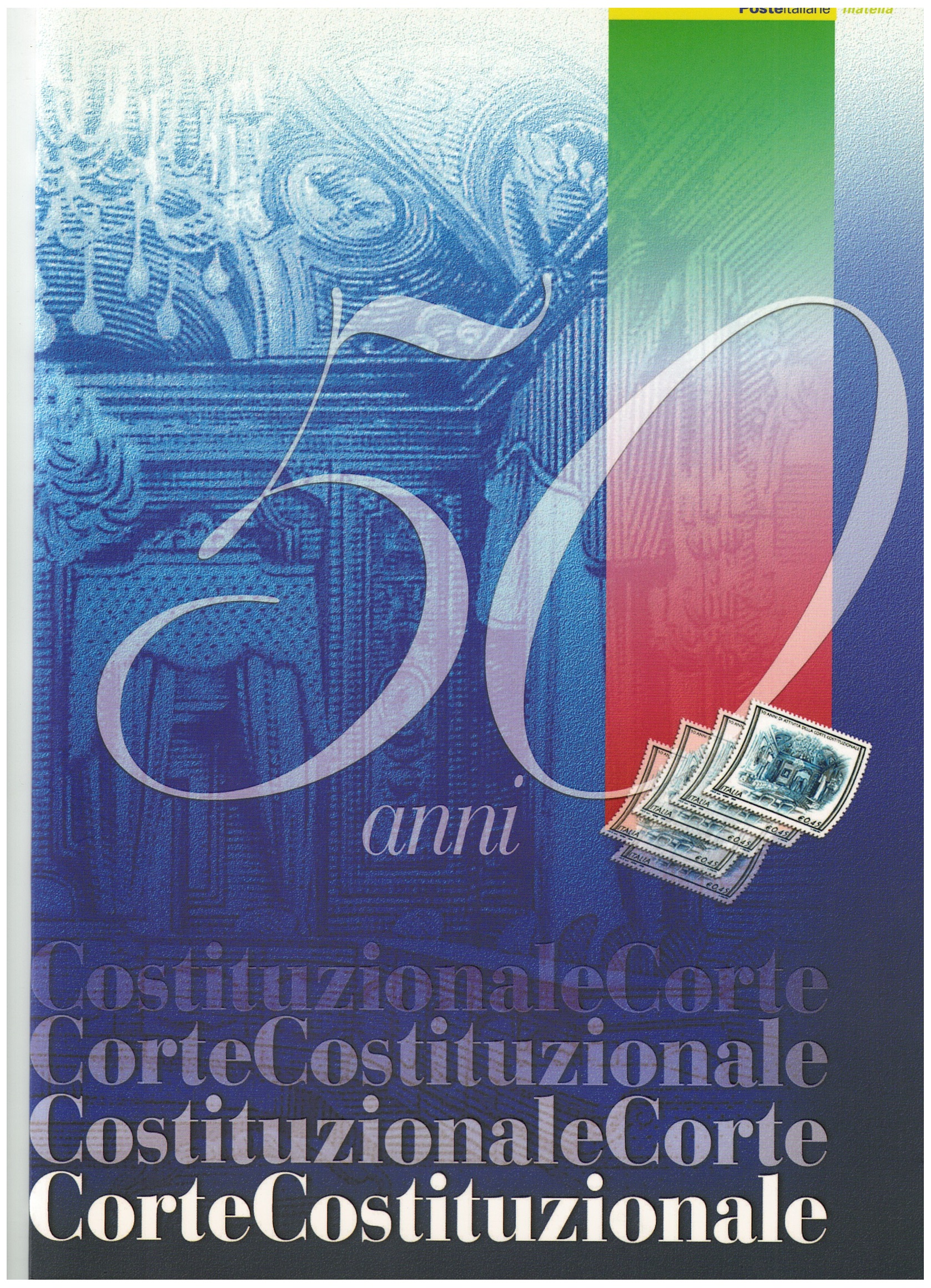 130 2006 Italia, Folder, 50 Anni di Costituzione # 128, MNH** - immagine 1