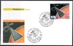 2005 ITALIA, Marte Rosa su Busta, Scritta Asi in Azzurro, FDC