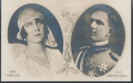 1930 Italia - Nozze Principe Umberto # 269/71, Cartolina Usati