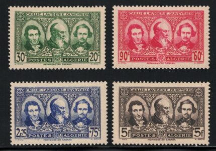 1939 ALGERIA, Pionieri del Sahara, # 149/52, 4 valori, MNH**