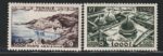 1953 Tunisia, Yvert n. 18/19, Vedute, Posta Aerea, MNH**