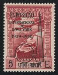 1939 S. Tomé e Principe, Yvert Posta Aerea # 19, Expo New York, MNH**