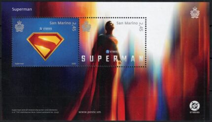2025 SAN MARINO, Superman, Fumetti, MNH**