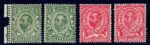 1913 Gran Bretagna, Effige Re Giorgio V, # 133/36 filigrana Royal Chipper, MNH**