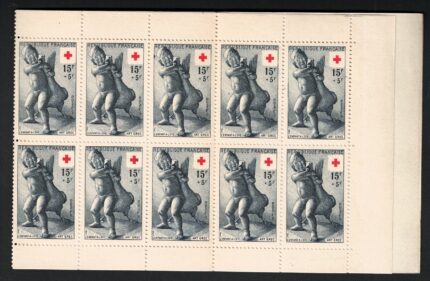 1955 FRANCIA, Libretto Croce Rossa # 1049 , MNH**