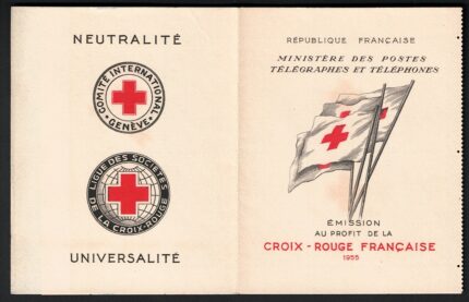 1955 FRANCIA, Libretto Croce Rossa # 1049 , MNH**