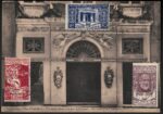 1922 Italia, # 128/30, Cinquantenario morte Giuseppe Mazzini su cartolina