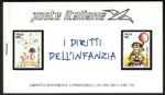 1991 Italia, Repubblica, Libretto Ricordo, Diritti Infanzia, LR 7, MNH**