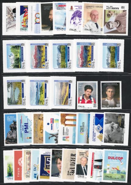 2025 Italia, Repubblica, Annata Completa 129 valori + 5 Foglietti, MNH**