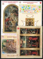 2025 Smom, Annata Completa 33 valori + 8 Foglietti, MNH** - immagine 5