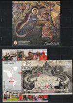 2025 Smom, Annata Completa 33 valori + 8 Foglietti, MNH** - immagine 4