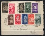 1937 Italia, # 426/35 Uomini Illusti, Frontespizio, Usata