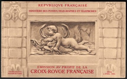 1952 FRANCIA, Libretto Croce Rossa # 938 , MNH**