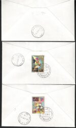 1970 SAN MARINO, Omaggio a Walt Disney # 814/23, Usato 3 FDC - immagine 2