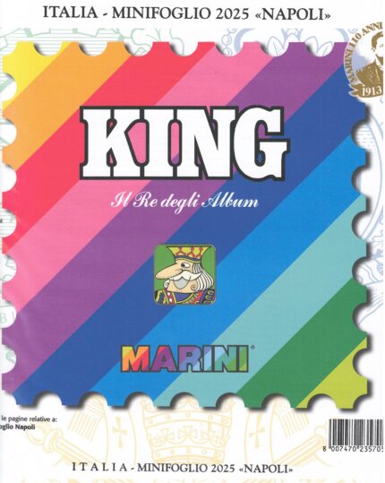 2025 Marini, Italia King, Minifoglio Calcio (Napoli) sconto 20%