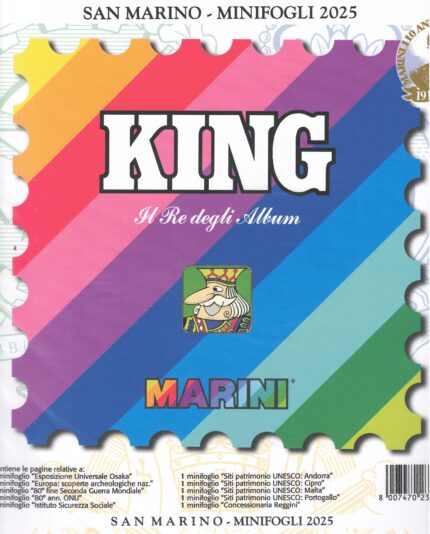 2025 Marini, San Marino Minifogli, fogli di aggiornamento nuovi