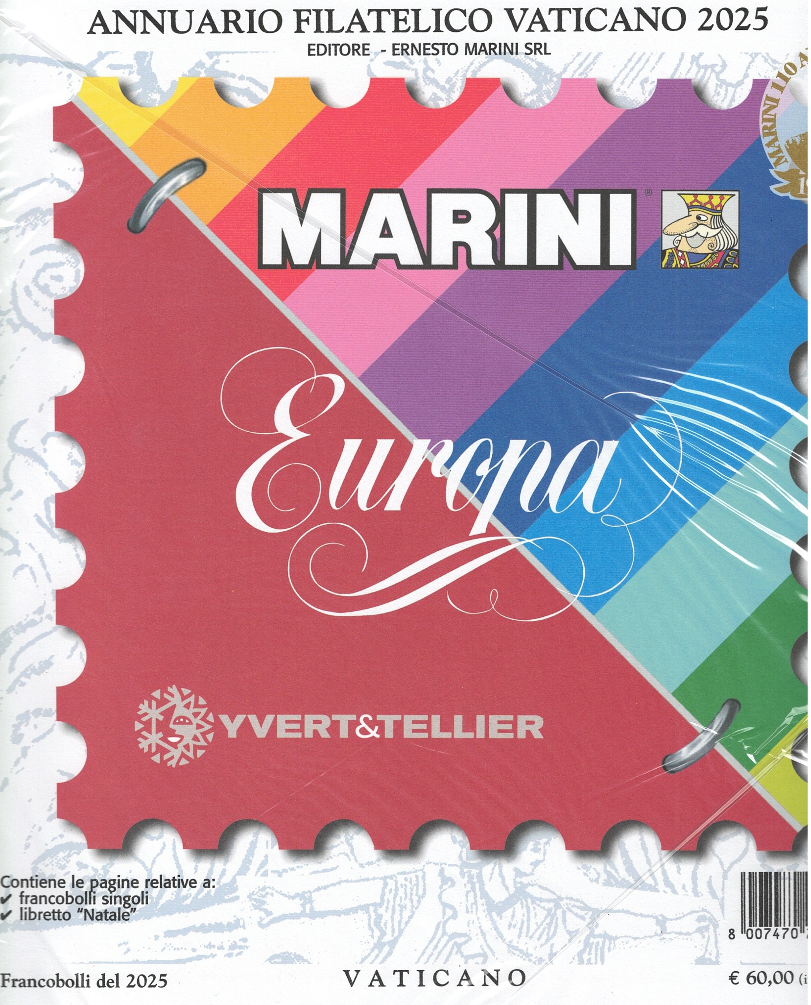 VAT 2025 EUROPA 2025 Marini, Vaticano Europa Singoli, sconto 20% - immagine 1