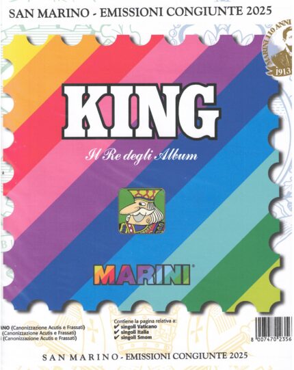2025 Marini, San Marino Emissioni Congiunte Singoli, sconto 20%