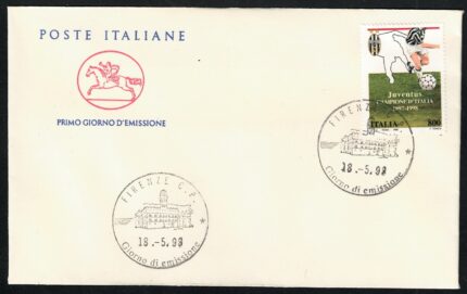 1998 Italia, Juventus Campione d'Italia 1997-98, Unificato # 2382, Usata