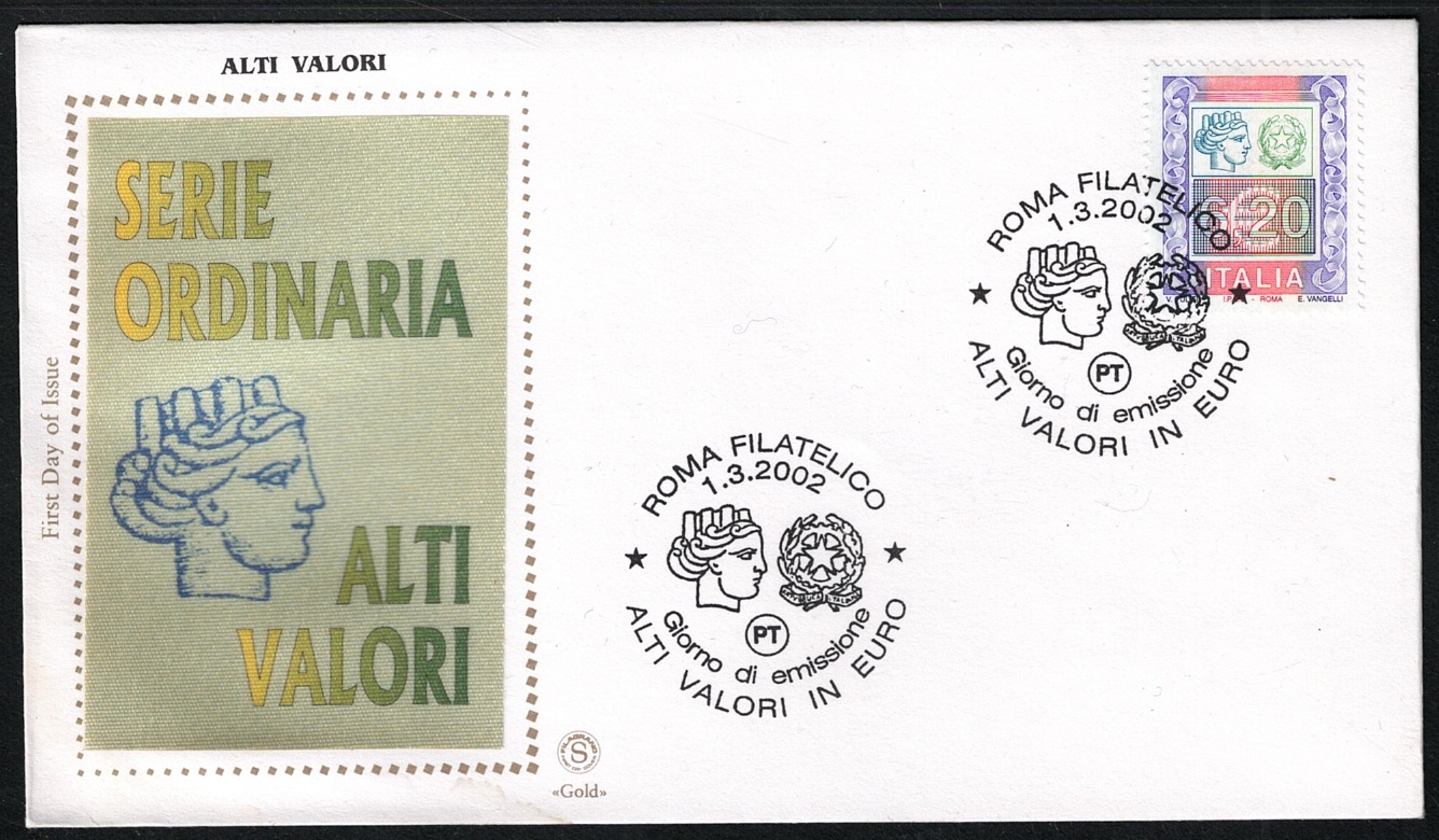 2644 2002 Italia, Alto Valori Siracusana € 6,20, Unificato # 2644, Usata - immagine 1