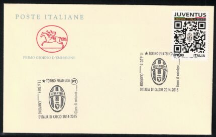 2015 Italia, Juventus Campione d'Italia 2014-15, Unificato # 3643, Usata