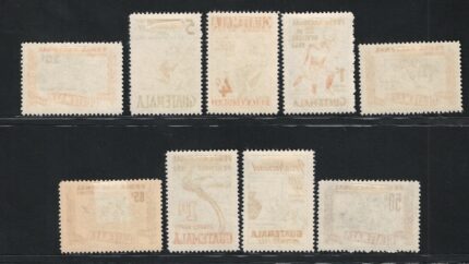 1953 Guatemala, Festa Nazionale, Yvert # 189-97, MH*
