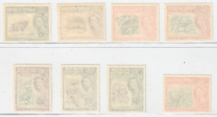 1961 North Borneo, Stanley Gibbons 391/406, serie non completa, MNH**
