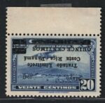 1941 Costa Rica, Posta Aerea, Soprastampa Capovolta, Yvert # 48, MNH**