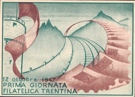 1947 Italia, 12-10-1947 Radio su cartolina commemorativa Non Viaggiata