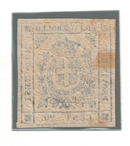 1859 Modena, Governo Provvisorio # 15, 20 cent ardesia violaceo, MH*