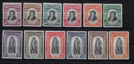 1935 San Marino # 193/204, Melchiorre Delfico, 12 valori, MNH**