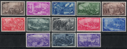 1948 Italia, Repubblica, # 580/591 + Espresso # 32 Risorgimento, MNH**