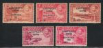 1949 ETIOPIA, Yvert # 274-78, Esposizione Nazionale, MH*