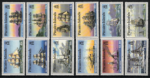 1988 Pitcairn Islands, Yvert # 297-308, Navi, MNH**