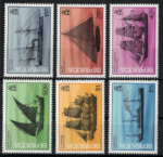 1986 Bermuda, Yvert # 491-96, Navi, MNH**