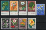 1955 Yugoslavia, Fiori, Yvert # 669-77, MNH**