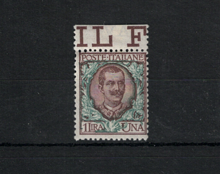 1901 Italia, Regno, # 77,  1 Lira bruno e verde, buona centratura, MNH**