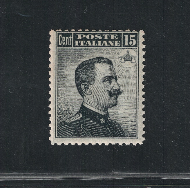86 1909 Italia, Regno # 86, Michetti Tipografico, normale centratura, MNH** - immagine 1