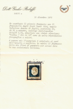 1854 Sardegna, Terza Emissione, 5c. verde, 20 c. azzurro, 40 c. rosso, Usati - immagine 2