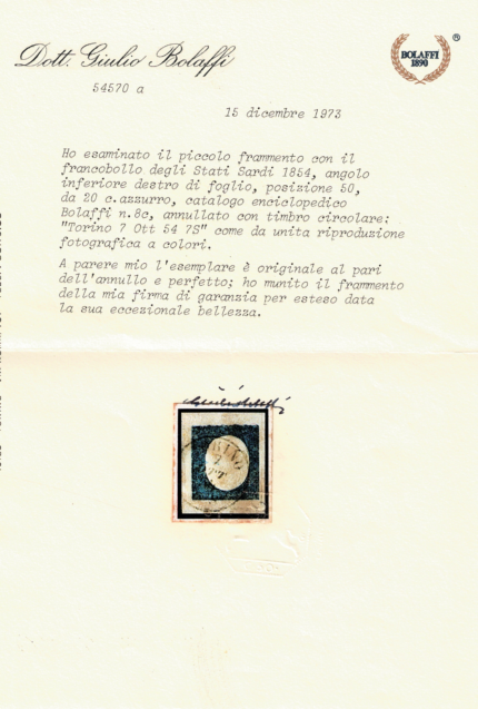 1854 Sardegna, Terza Emissione, 5c. verde, 20 c. azzurro, 40 c. rosso, Usati
