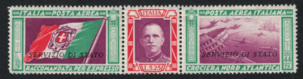 1933 Italia, Regno, Servizio Aereo, Servizio di Stato, MNH**