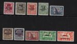 1943 EGEO Occupazione Tedesca, # 118/125 + Ex. 3/4 serie di 10 valori, MNH**
